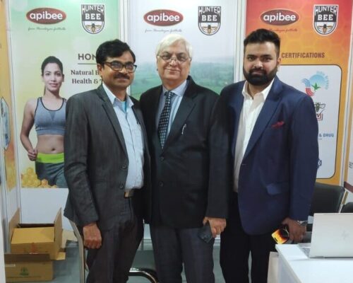 Presenting Apibee at Indus Food Expo in Delhi 